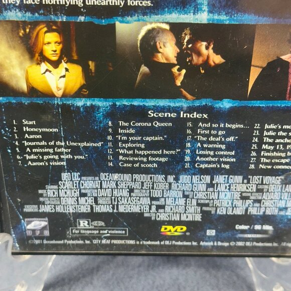 Lost Voyage DVD Judd Nelson & Lance Henriksen Good Preowned Condition - Picture 6 of 8